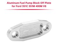 Aluminum Fuel Pump Block Off Plate per Ford 351C 351M 400M V8 S1 Y0 H7
