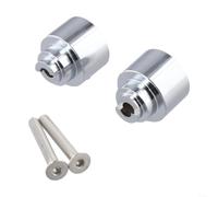 Aluminum Handlebar End for per honda CBR600RR Black Aluminum(Silver) | CNC aluminum build, black finish, reduces vibration, fits CBR600RR 2003-2008, direct replacement