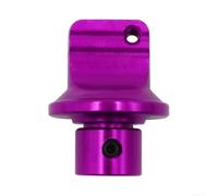 Aluminum Motorcycle Key Head Cover Pentagonal Blue per Red Hexagonal Key Head Cap for Bike Decoration Gold Alloy Key per top Cover Replacement Part Direct Purple Decorative Key Head Shell High(purple)