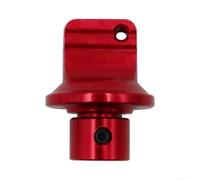 Aluminum Motorcycle Key Head Cover Pentagonal Blue per Red Hexagonal Key Head Cap for Bike Decoration Gold Alloy Key per top Cover Replacement Part Direct Purple Decorative Key Head Shell High(red)