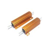 Aluminum Power Metal Shell Case Wirewound Resistor 50W 100W 0.01R~100K 1 3 4 6 8 10 20 200 500 1K 10K Ohm RX24 Resistance BIANMTSW(50W-100 Ohm)
