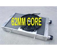 aluminum radiator and fan for Lotus Europa Coupe S1 S2 TC 1.5 1.6 1966-1976 new