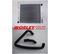 ALUMINUM Radiator & BLACK HOSE For Nissan 300ZX Z32 3.0 TURBO 1989-1997 AT new