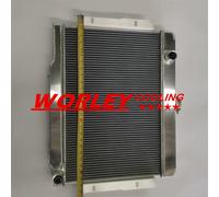 Aluminum Radiator Conversion for Jeep CJ7 3.8L 4.2L 5.0L 1976-86 V8 Chevy Engine