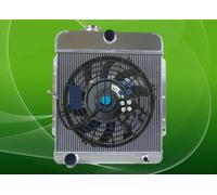 Aluminum Radiator+FAN FOR 1949-1956 Cadillac Series 60s, 61, 62, 75 1950