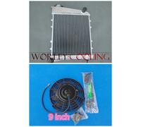 ALUMINUM RADIATOR &FAN for AUSTIN MINI/ROVER COOPER/MORRIS ALL MODELS 1967-1991