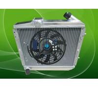 aluminum radiator+FAN For Renault R 5 Super GT Turbo MT Manual