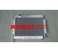 Aluminum Radiator FOR 1972-1986 V8 Jeep CJ CHEVY CONVERSION 1973 1974 1975 76 77