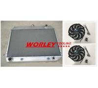 Aluminum Radiator for 68-74 Dodge Charger Challenger 6.3L-7.2L 383-440ci V8 &FAN