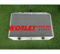 Aluminum Radiator FOR Jaguar XKE 5.3L E-TYPE Series 3 V12 1971-1974 62MM manual