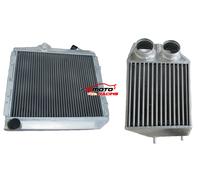 Aluminum Radiator + Intercooler For Renault Super 5 GT R5 1.4 Turbo MT 1981-1991