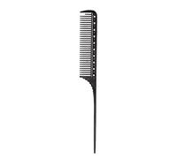 Aluminum Rat Tail Hair Comb for Styling and Sectioning Professional Metal Hairdressing Comb for Salon, Barber, and Home Use Ideal for Stylists, Barbers, and DIY Hair Enthusiasts (Nero)