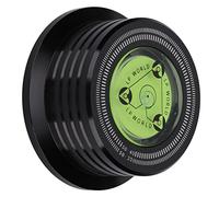 Aluminum Record Clamp Weight Stabilizer for Turntable - Enhances Stability & Speed, Leveling Design, Fits 50Hz Turntables