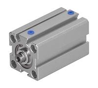 Aluminum Thin Air Cylinder, Double Acting Pneumatic Components 20mm Bore for Manipulators Clamping Devices (SDA20X50)