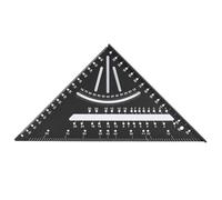 Aluminum Triangle Ruler 30° 45° 60° 90° Right Angle Measuring Tool, Precision - Etched Metric Scale, Heavy - Duty Aluminum Alloy Ruler for Woodworking and Engineering (Nera)