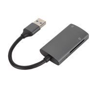 Aluminum USB 3.0 Memory Card Reader, Silver TF/SD