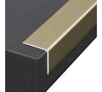 AluminumTrim - 3 pezzi, protezione da parete per casa e ufficio, anti-graffio e danna, 3 pezzi, 30 x 30 mm