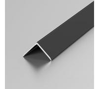 AluminumTrim Profilo 100 cm - 3 pezzi, protezione estetica anti-scheggiatura, perfetta per case fragili (20 x 25 mm)