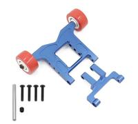 Alumiunm - Barra in lega Head Up Wheelie Bar RC fai da te parti per ARRMA 1/10 granito New Senton Big Rock Typhon 3S RC auto (blu)