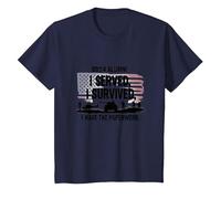 Alumni DD214: Ho servito, Sono Sopravvissuto, Ho i Documenti Maglietta, Bambini, Navy, 12 Anni