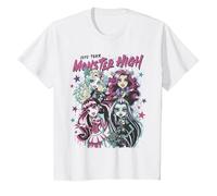 Alumni di Monster High - Draculaura Frankie Lagoona Clawdeen Maglietta
