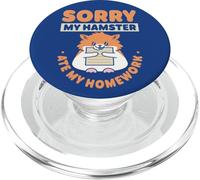 Alunno Mi dispiace che il mio criceto abbia mangiato i miei compiti Citazione di ritorno a scuola PopSockets PopGrip per MagSafe