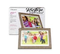 Aluratek 13,3" WiFi Distressed Wood Digital Photo Frame with 16GB Built-in Memory (ASHDPF13F)