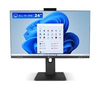 ALURIN Flow regolabile AIO, 24 ", Intel® Intel Core i5-12400, RAM 16 GB, 1 TB SSD, Nero, Windows 11 Home