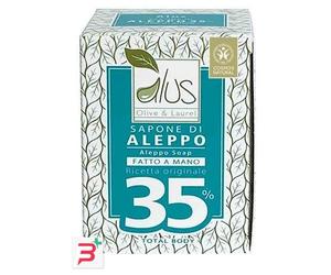ALUS OLIVE & LAUREL SAPONE DI ALEPPO FATTO A MANO 35% 200 G