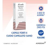 Aluseb Shampoo Doccia Con Alukina Lenitivo Riequilibrante Dermatite Seborroica 125 ml
