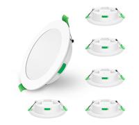 ALUSSO 6 Faretti LED da Incasso, 7W 580Lm Faretti da incasso ultra sottili Dimmerabile, Bianco Caldo 3000K Bianco Neutro 4000K Bianco Freddo 6500K Orientabili, Faretti da Bagno per Cucina, Soggiorno