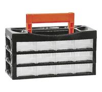 Alutec 66009 Valigetta per minuteria (L x L x A) 128 x 34 x 68 mm Scomparti: 1