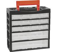 Alutec 66012 Valigetta per minuteria Scomparti: 15 Contenuto 1 pz.