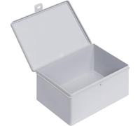 Alutec 66019 Scatola a cerniera (L x L x A) 180 x 140 x 80 mm Grigio 1 pz.