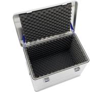 ALUTEC Aluminium box Comfort 73 S (cassetta in alluminio con schiuma, capacità 73 l, dimensioni interne 550x350x381 mm, struttura robusta, cassetta di stoccaggio) 12073S