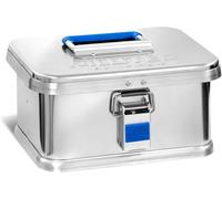 ALUTEC COMFORT 6 cassetta in alluminio (capacità 6 l, dimensioni interne 250 x 180 x 125 mm, resistente alla polvere e agli spruzzi, cassetta per attrezzi, cassetta di stoccaggio, peso 1,44 kg) 12006