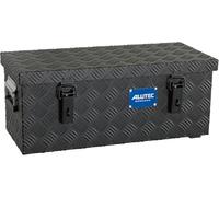 ALUTEC MÜNCHEN Scatola in alluminio Extreme 37 (colore nero, capacità 37 l, dimensioni interne (L x P x A): 600 x 250 x 250 mm/dimensioni esterne 622 x 275 x 270 mm, scatola in alluminio) 41037BLACK