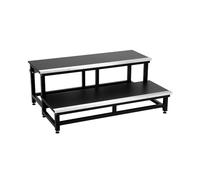 ALUTRUSS BE-1 - Scala per palcoscenico, 20/40 cm, sistema di scale a 2 livelli per elementi in alluminio BE