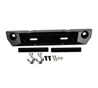 Aluum y RC Rear Bumper, Replacement Access for RGT 136100 1/10 RC Crawler, weight ar Bumper with Support Columns, Upg for ECX FTX RC (Black 680025BL)