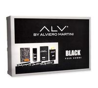 Alv by Alviero Martiini Black Eau de Parfum 100 ml + deodorante 150 ml + porta tubature