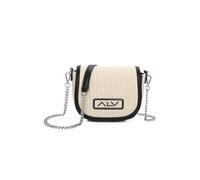 ALV By Alviero Martini Borsa A Tracolla Paglia E Pelle - NADINE 7504 (Nero)