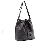 ALV by Alviero Martini - Borsa secchiello impermeabile in PVC con inserti in ecopelle per Donna