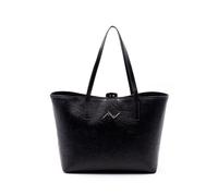 ALV by Alviero Martini - Borsa shopper in pelle, nero (32 X 26 X 17 cm)