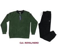 ALV by ALVIERO MARTINI Homewear PIGIAMA-Tuta uomo in PILE morbido e caldo.
