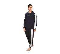 ALV by Alviero Martini Tuta Homewear da Uomo in French Terry, Ideale per Le Mezze Stagioni E L'Estate, Vari Modelli Primaverili (IT, Testo, L, Regular, Regular, AL040F-Blu (No Zip))