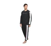 ALV by Alviero Martini Tuta Homewear da Uomo in French Terry, Ideale per Le Mezze Stagioni E L'Estate, Vari Modelli Primaverili (IT, Testo, M, Regular, Regular, AL040F-Nero (No Zip))