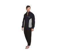 ALV by Alviero Martini Tuta Homewear da Uomo in French Terry, Ideale per Le Mezze Stagioni E L'Estate, Vari Modelli Primaverili (IT, Testo, XXL, Regular, Regular, AL027F-Nero)
