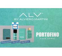 Alv Portofino For Man Eau de Parfum Ml.100 + Deo Ml.150 + Porta passaporto