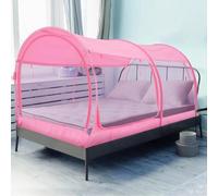 Alvantor Tenda a baldacchino per letto a baldacchino, zanzariera per letto a scomparsa, per dieci letti, tenda oscurante per interni (materasso non incluso)
