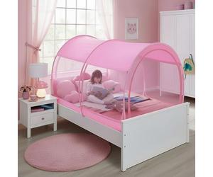 Alvantor Tenda a baldacchino per letto a baldacchino, zanzariera per letto a scomparsa, per dieci letti, tenda oscurante per interni (materasso non incluso)